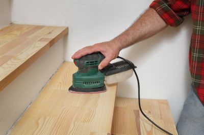 Sanding Wood